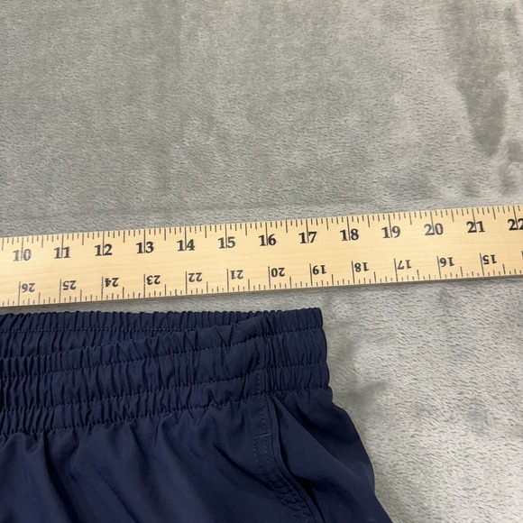 Nike Pants Mens XL Blue Windbreaker Straight Pull On Athletic Stretch Gym Logo - Picture 3 of 14